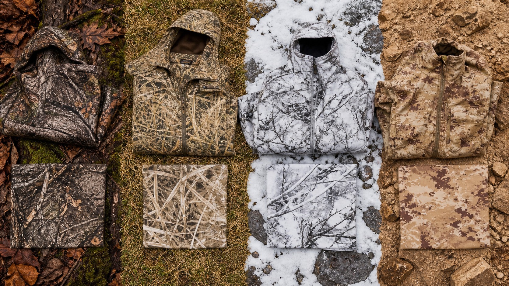 Editorial hunting gear image for Best Camouflage Patterns Ranked for Every Terrain
