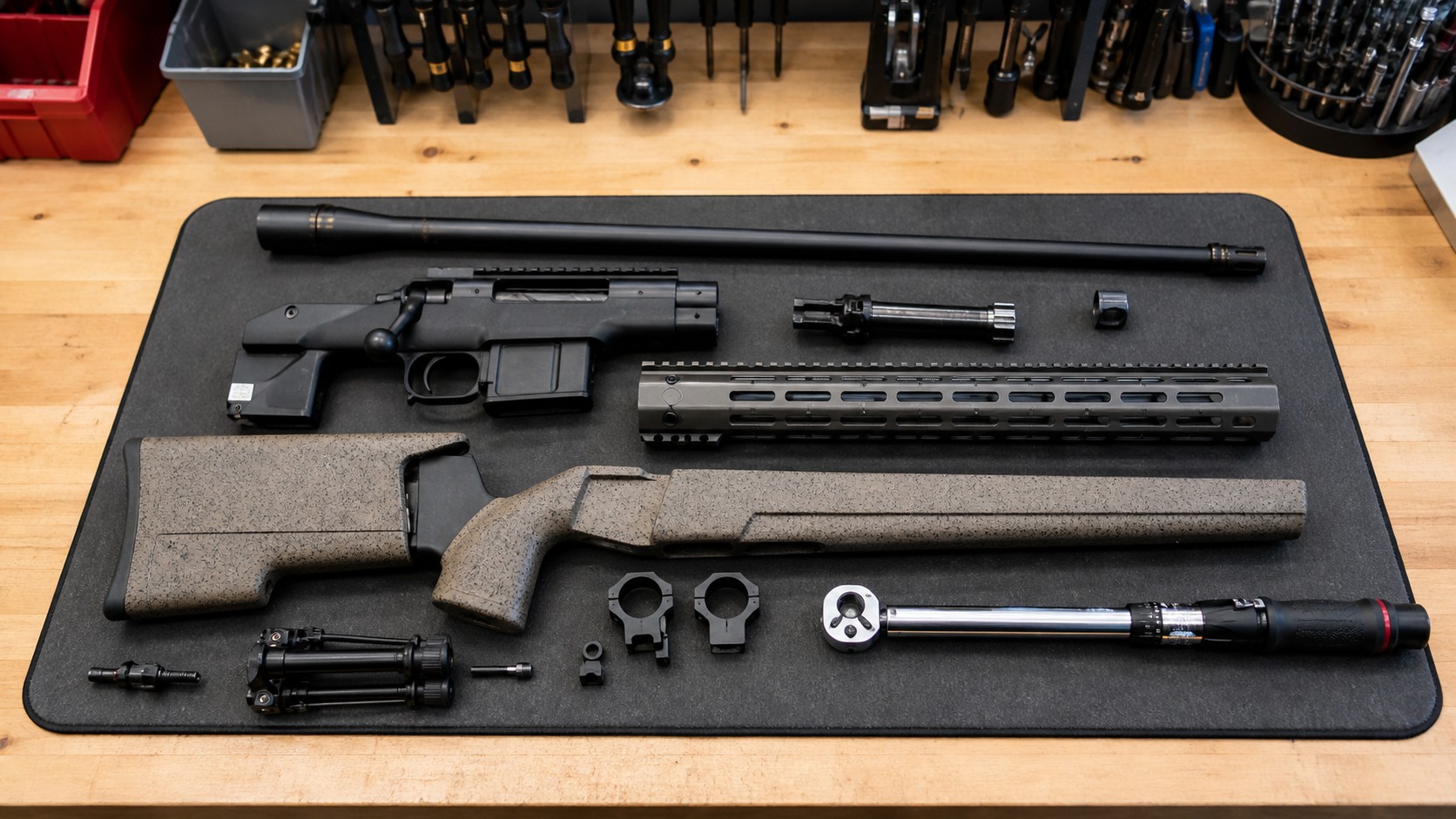 Editorial hunting gear image for How to Build the Ultimate Hunting Rifle: A Complete Customization Guide
