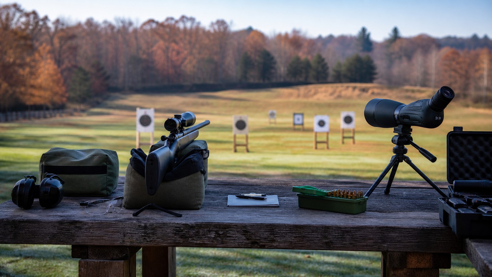 Editorial hunting gear image for The Ultimate Shooting Range Setup Guide for Hunters