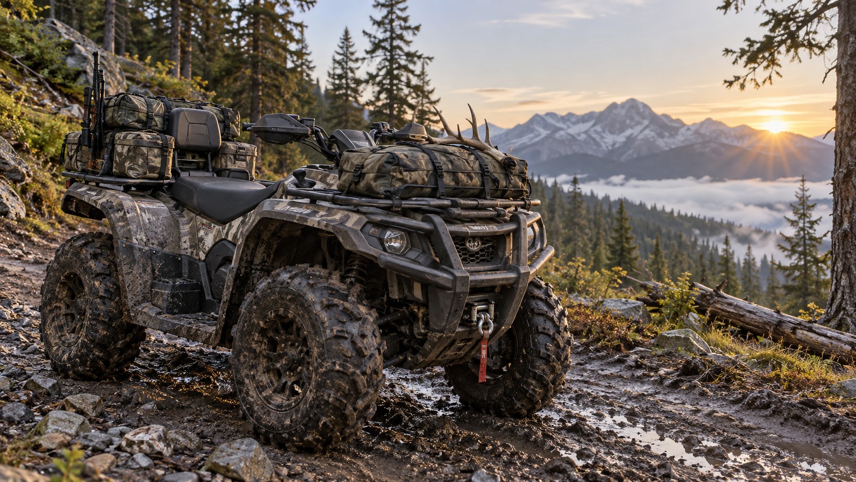 Editorial hunting image for Best ATV Modifications for Hunting in Rough Terrain