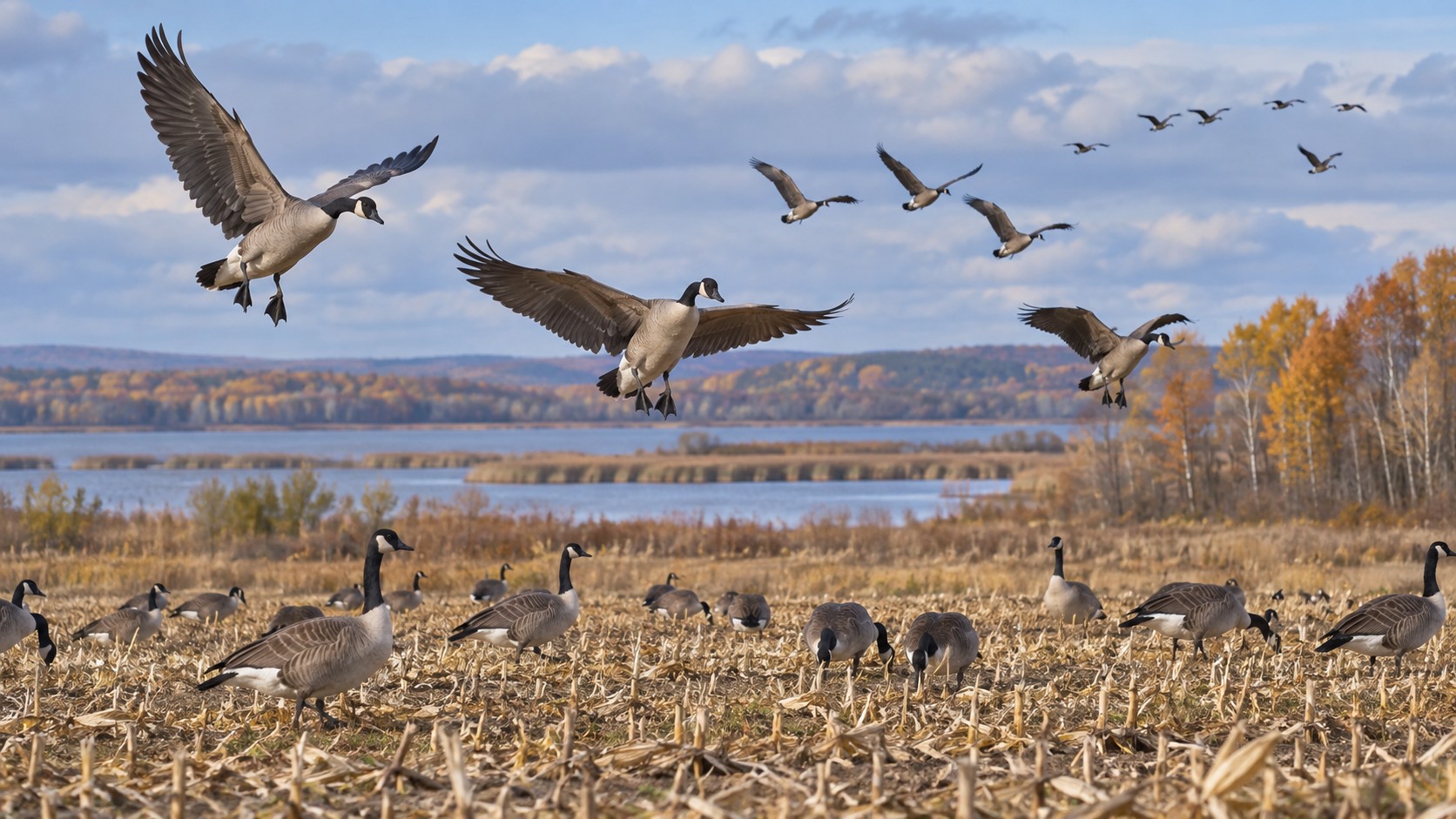Editorial hunting image for Canada Goose Guide: Migration Patterns, Habitat, and Field Identification