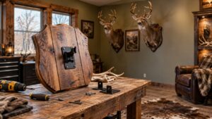 Editorial hunting image for DIY Deer Mount Display Ideas That Transform Any Hunting Room