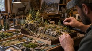 Editorial hunting image for How to Build a Realistic Hunting Diorama from Start to Finish