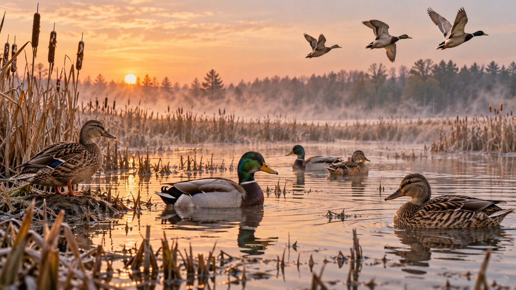 Editorial hunting image for Mallard Duck Guide: Habitat, Behavior, Migration, and Identification